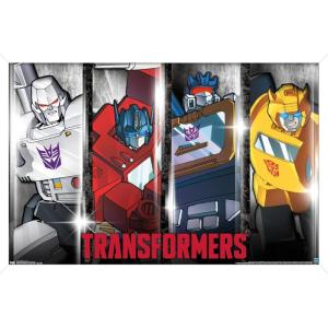 Trends International Hasbro Transformers – Classic Wall Poster, 22.375″ x 34″, Premium Unframed Version(White Framed Version)