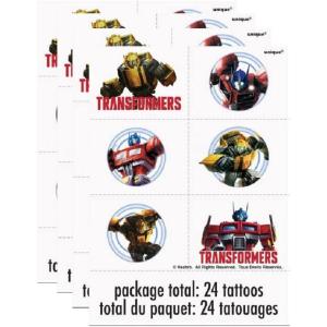 Unique Transformers Birthday Party Supplies Favor Bundle Pack includes 24Pencils, 24Tattoos, 1 Dinosaur Sticker Sheet