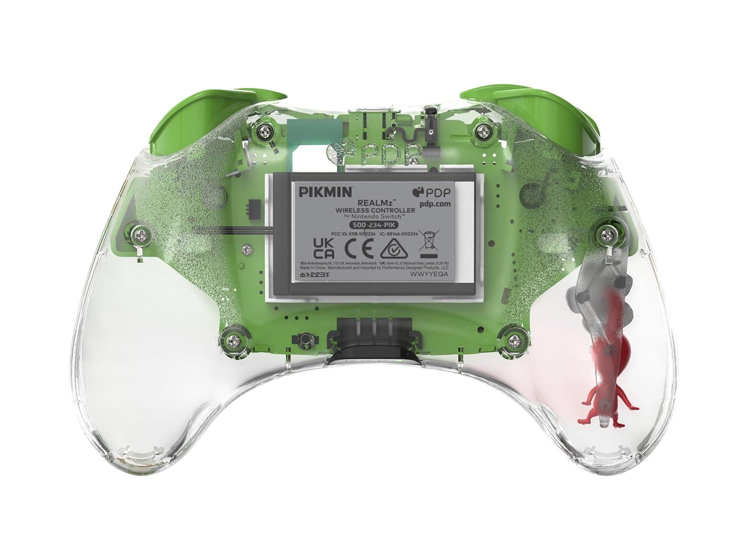 imagePDP REALMz Nintendo Switch Pro Controller Customizable LED Lighting 35mm Headphone Jack Officially Licensed by Nintendo and Hasbro Transformers Optimus Prime City BattlePikmin