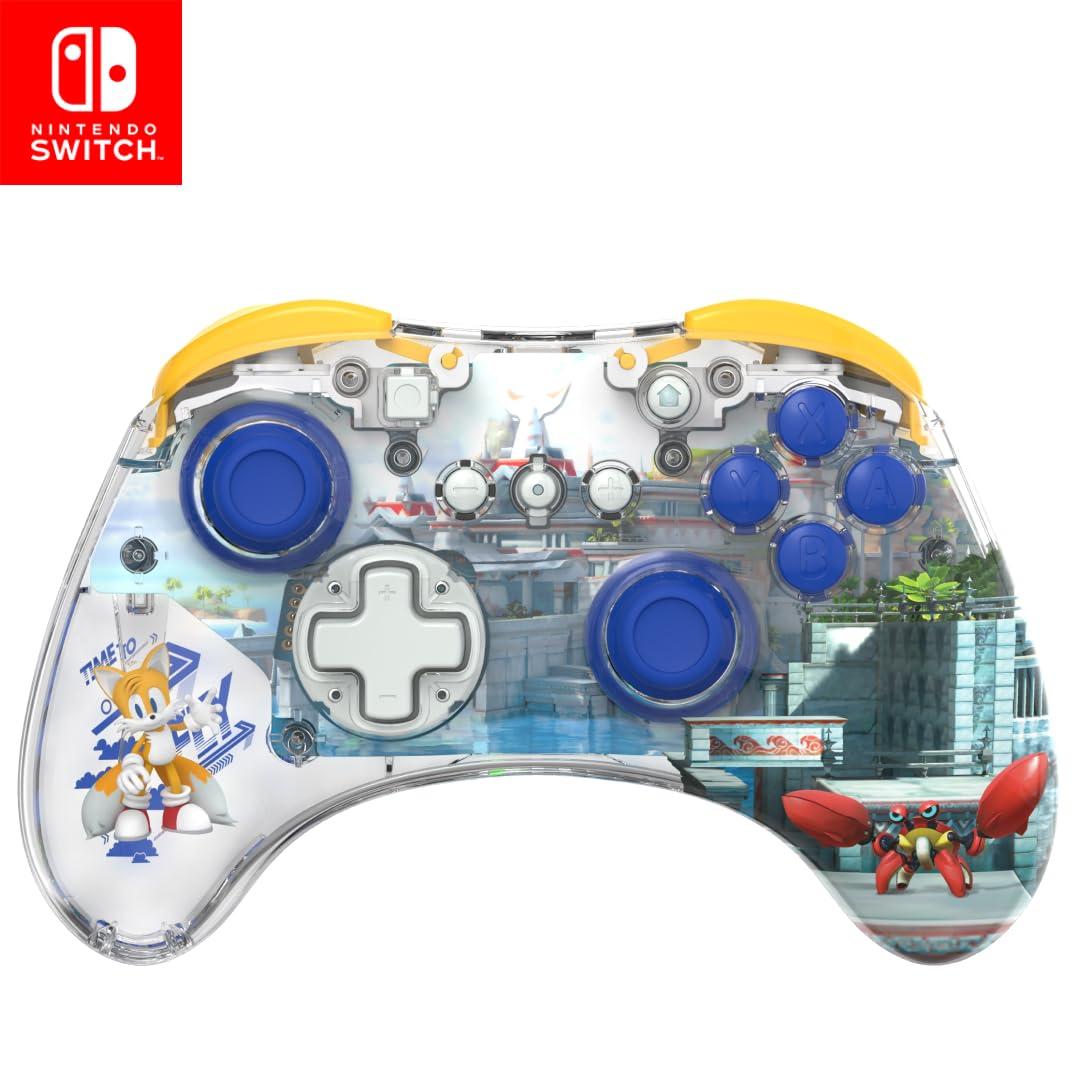 imagePDP REALMz Nintendo Switch Pro Controller Customizable LED Lighting 35mm Headphone Jack Officially Licensed by Nintendo and Hasbro Transformers Optimus Prime City BattleTails