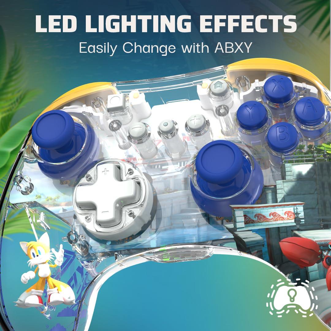 imagePDP REALMz Nintendo Switch Pro Controller Customizable LED Lighting 35mm Headphone Jack Officially Licensed by Nintendo and Hasbro Transformers Optimus Prime City BattleTails