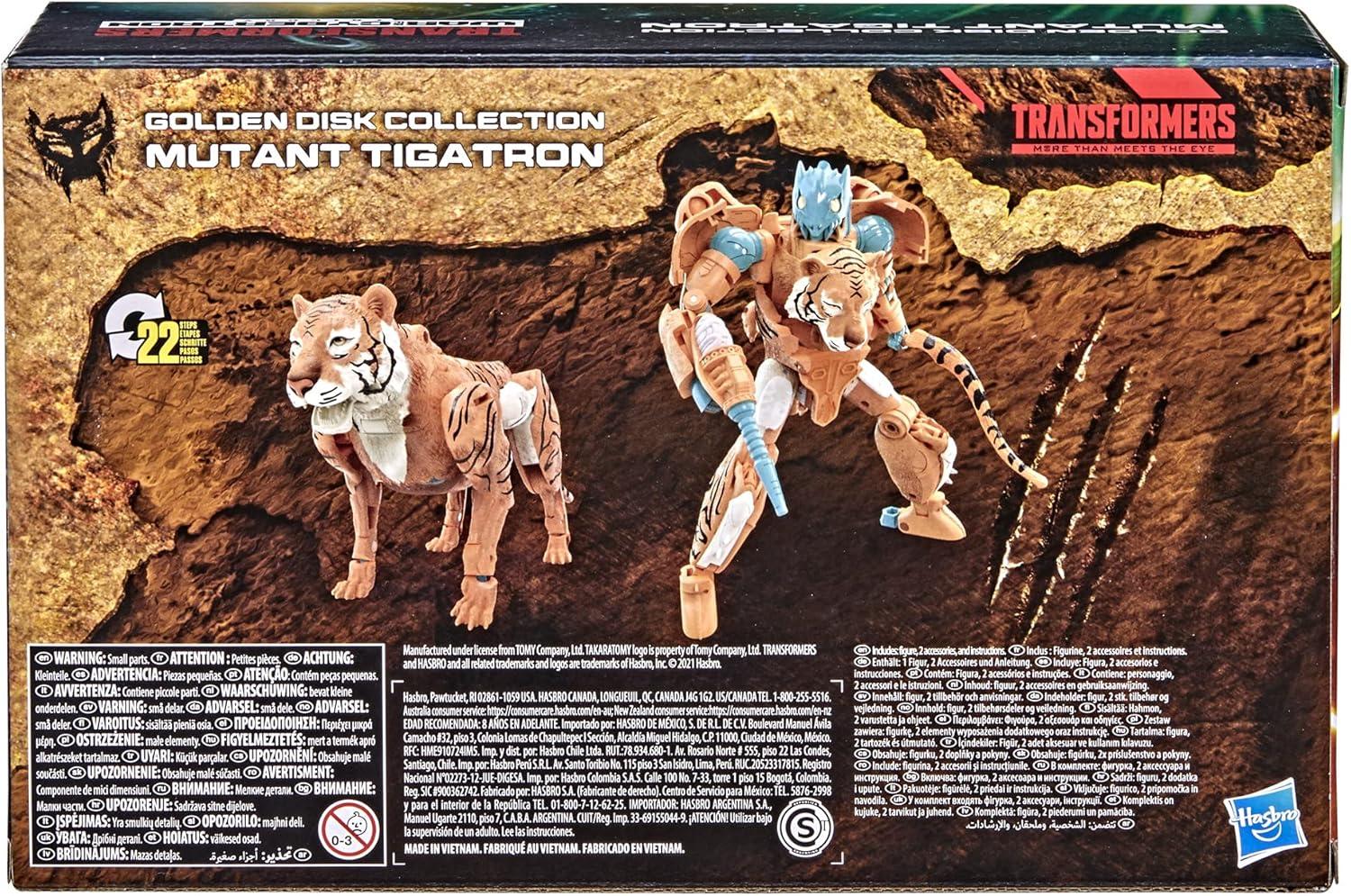 imageTransformers Generations War for Cybertron Golden Disk Collection Chapter 3 Mutant Tigatron Ages 8 and Up 7inch Amazon Exclusive