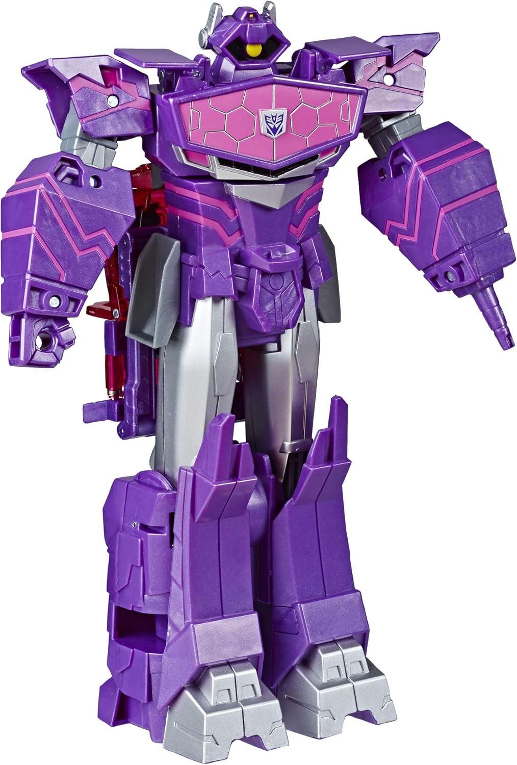 imageTransformers Toys Cyberverse Ultimate Class Shockwave Action Figure Combines with Energon Armor to Power Up for Kids Ages 6 and Up 9inch