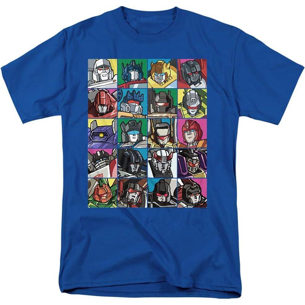 imagePopfunk Classic Transformers Squares T Shirt ampamp StickersRoyal