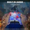 PDP REALMz Nintendo Switch Pro Controller, Customizable LED Lighting, 3.5mm Headphone Jack, Officially Licensed by Nintendo and Hasbro, Transformers: Optimus Prime City Battle(Optimus Prime)