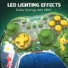 PDP REALMz Nintendo Switch Pro Controller, Customizable LED Lighting, 3.5mm Headphone Jack, Officially Licensed by Nintendo and Hasbro, Transformers: Optimus Prime City Battle(Pikmin)