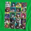 Popfunk Classic Transformers Squares T Shirt & Stickers(Kelly Green)