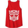 Transformers Autobots Icon Collage Filled Logo Tank Top(Red)