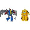 Transformers Bumblebee Cyberverse Adventures Dinobots Unite Toys Dino Combiners Bumbleswoop 2-Pack Action Figures, Ages 6 and Up, 4.5-inch(Bumbleswoop 2-Pack)