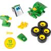 Transformers Optimus Prime Building Toys – STEM Toys Including Toy Electric Drill and AA Batteries – Transformers Toys – Robot Building Toys Ages 18 Months and Up(Green)