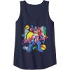 Transformers Retro Optimus Prime 80’s Print Tank Top(Navy Blue)