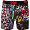 Odd Sox Men’s Boxer Brief, Transformers Split, Fun Novelty Underwear, Large Multicolor