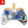 PDP REALMz Nintendo Switch Pro Controller, Customizable LED Lighting, 3.5mm Headphone Jack, Officially Licensed by Nintendo and Hasbro, Transformers: Optimus Prime City Battle(Tails)