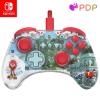 PDP REALMz Nintendo Switch Pro Controller, Customizable LED Lighting, 3.5mm Headphone Jack, Officially Licensed by Nintendo and Hasbro, Transformers: Optimus Prime City Battle(Knuckles)