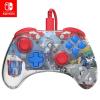 PDP REALMz Nintendo Switch Pro Controller, Customizable LED Lighting, 3.5mm Headphone Jack, Officially Licensed by Nintendo and Hasbro, Transformers: Optimus Prime City Battle(Optimus Prime)