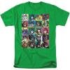 Popfunk Classic Transformers Squares T Shirt & Stickers(Kelly Green)