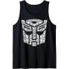 Transformers Autobots Icon Collage Filled Logo Tank Top(Black)
