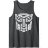 Transformers Autobots Icon Collage Filled Logo Tank Top(Dark Heather Grey)
