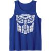 Transformers Autobots Icon Collage Filled Logo Tank Top(Royal Blue)