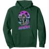 Transformers Grimlock Skater Beach Paradise Color Pop Logo Pullover Hoodie(Dark Green)