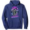 Transformers Grimlock Skater Beach Paradise Color Pop Logo Pullover Hoodie(Navy Blue)