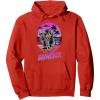 Transformers Grimlock Skater Beach Paradise Color Pop Logo Pullover Hoodie(Red)