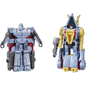 Transformers Bumblebee Cyberverse Adventures Dinobots Unite Toys Dino Combiners Bumbleswoop 2-Pack Action Figures, Ages 6 and Up, 4.5-inch(Slugtron 2-Pack)