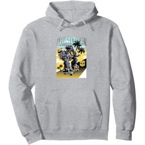 Transformers Grimlock Skating Portrait Pullover Hoodie(Heather Grey)