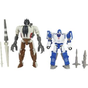 Transformers Toys Generations Kingdom Battle Across Time Collection Deluxe WFC-K40 Autobot Mirage & Maximal Grimlock, Age 8 and Up, 5.5-inch – Amazon Exclusive