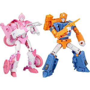 Transformers Toys Legacy Evolution War Dawn 2-Pack Deluxe Cybertronian Erial and Dion Toys, Action Figures for Boys and Girls Ages 8 and Up (SDCC 2023 Exclusive)