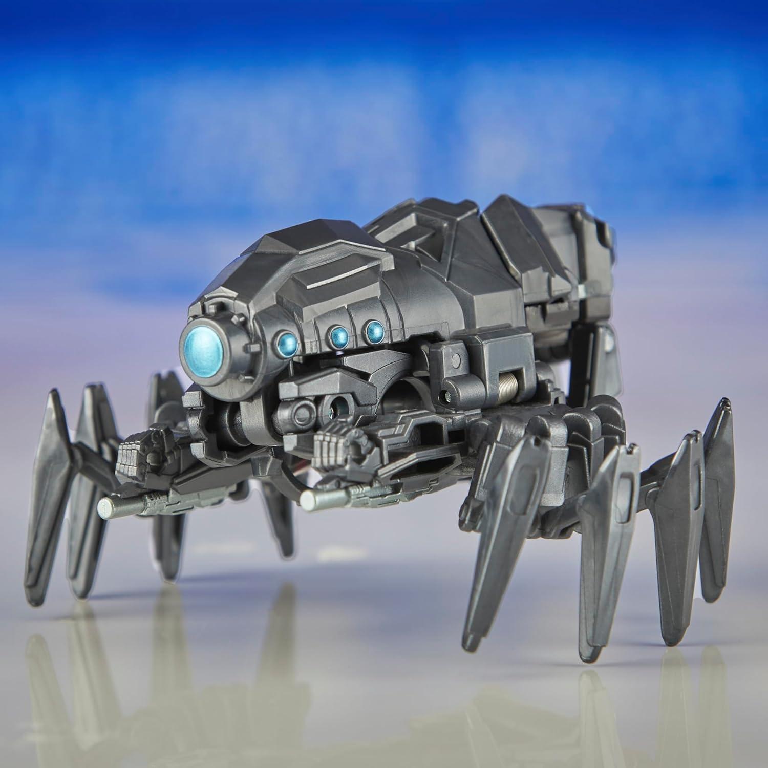 imageTransformers One Cog Changer Airachnid 4Inch Robot Action Figure Interactive Toys for Boys and Girls Ages 6 and Up