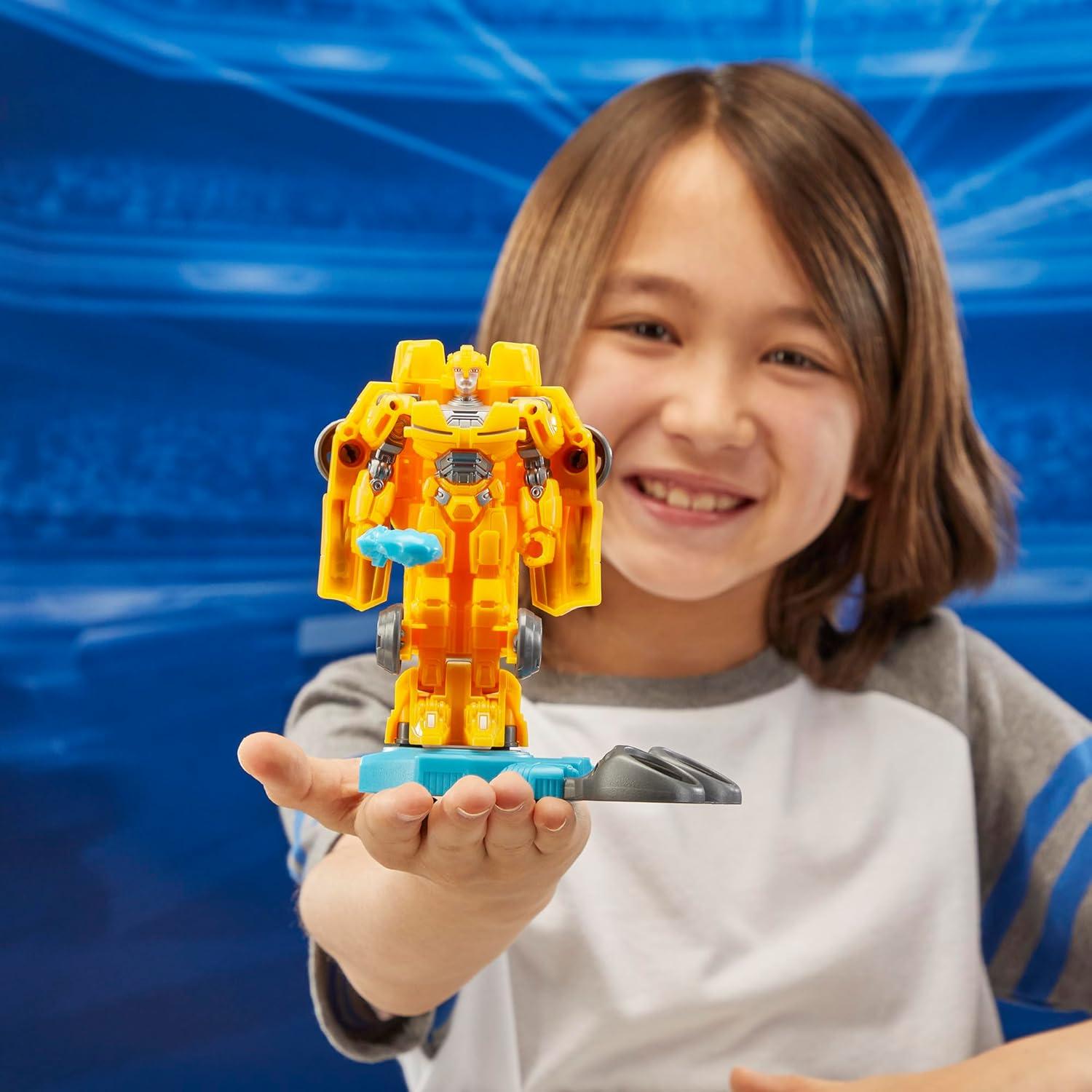 imageTransformers One Robot Battlers Bumblebee B127 45Inch Robot Action Figure Interactive Toys for Boys and Girls Ages 6 and Up
