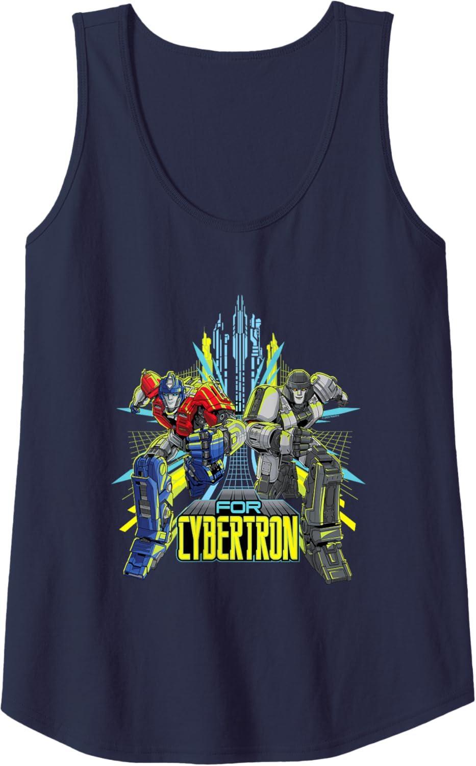 imageTransformers One for Cybertron Orion Pax ampamp D16 Tank TopNavy Blue