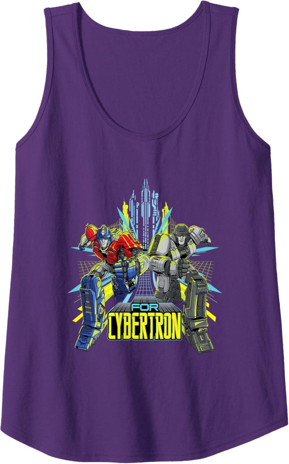 imageTransformers One for Cybertron Orion Pax ampamp D16 Tank TopPurple