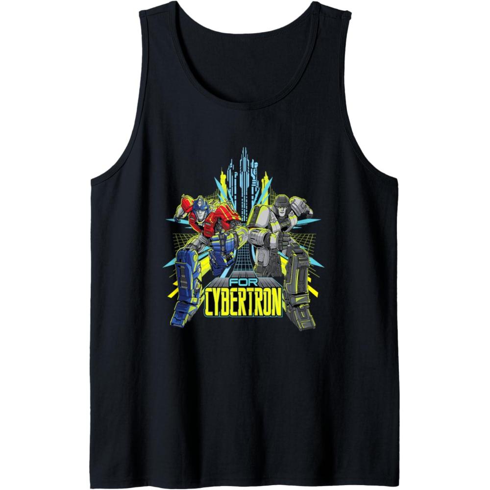 imageTransformers One for Cybertron Orion Pax ampamp D16 Tank TopBlack