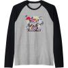 Transformers One For Cybertron Optimus & Megatron Epic Raglan Baseball Tee(Black/Athletic Heather)