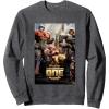 Transformers One Witness The Origin Movie Poster Vintage Sweatshirt(Dark Heather Grey)