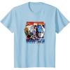 Transformers: Rise of the Beasts Primal Battle Action Poster T-Shirt(Baby Blue)