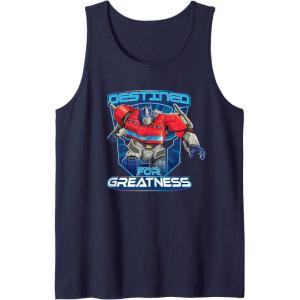 Transformers One Destined For Greatness Optimus Tank Top(Navy Blue)