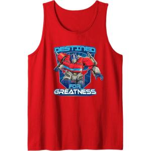 Transformers One Destined For Greatness Optimus Tank Top(Red)