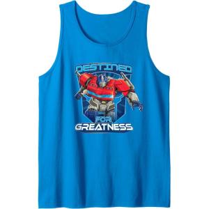 Transformers One Destined For Greatness Optimus Tank Top(Sapphire Blue)