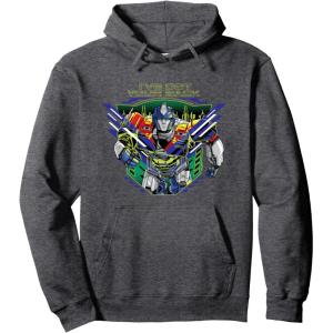 Transformers One I’ve Got Your Back Orion Pax Logo Pullover Hoodie(Dark Heather Grey)