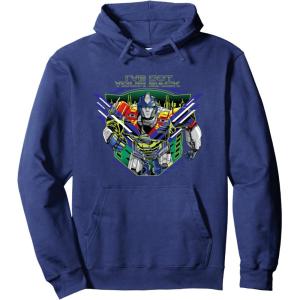 Transformers One I’ve Got Your Back Orion Pax Logo Pullover Hoodie(Navy Blue)