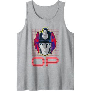 Transformers One Orion Pax Optimus Prime Face Poster Tank Top(Heather Grey)