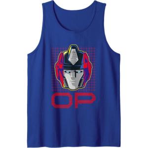 Transformers One Orion Pax Optimus Prime Face Poster Tank Top(Royal Blue)