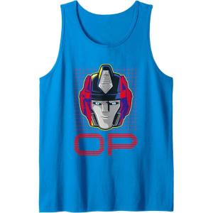 Transformers One Orion Pax Optimus Prime Face Poster Tank Top(Sapphire Blue)