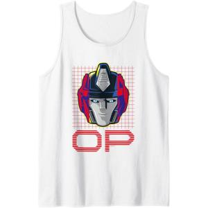 Transformers One Orion Pax Optimus Prime Face Poster Tank Top(White)