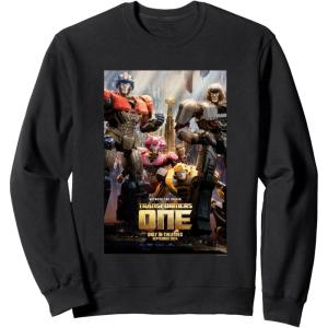 Transformers One Witness The Origin Movie Poster Vintage Sweatshirt(Black)