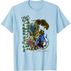 Transformers: Rise of the Beasts Optimus Primal Urban Style T-Shirt(Baby Blue)