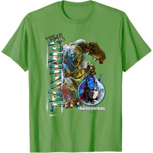 Transformers: Rise of the Beasts Optimus Primal Urban Style T-Shirt(Grass Green)